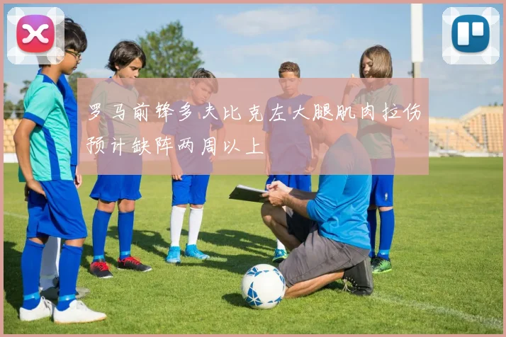 罗马前锋多夫比克左大腿肌肉拉伤预计缺阵两周以上